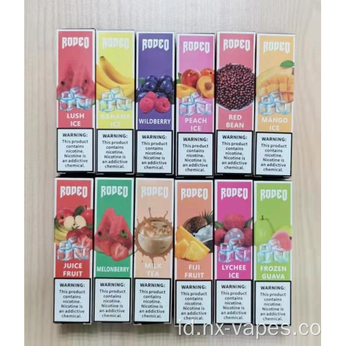 Rodeo Puff Vape 1600 sekali pakai